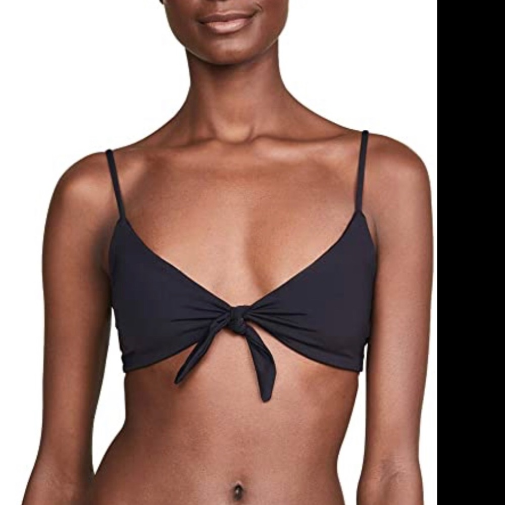 Lspace bikini top with tie front